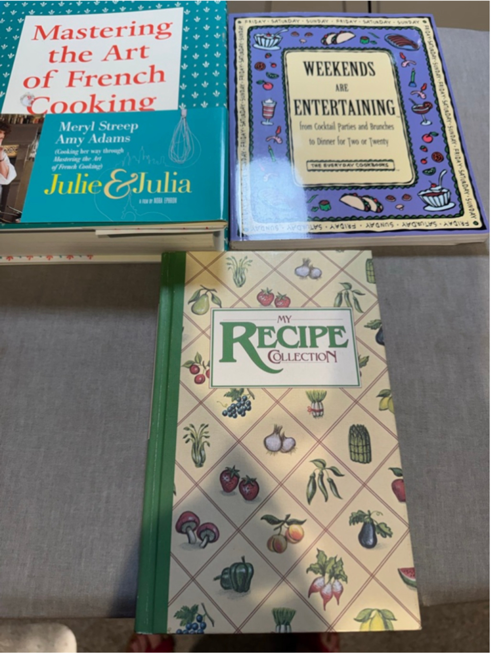 Julie & Julia Child Mastering the Art of French Cooking + 2 Recipe/Cookbooks